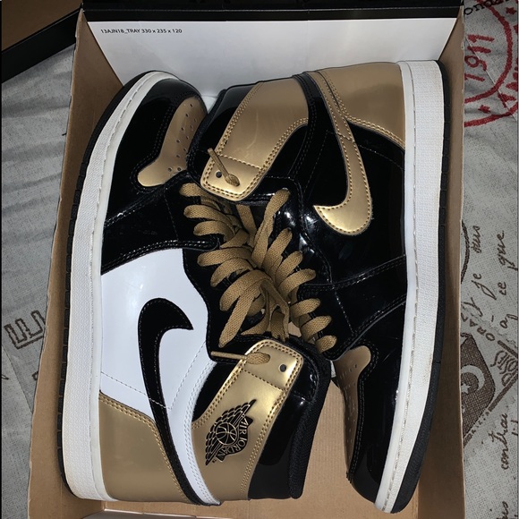 Air jordan 1  HIGH OG NRG gold toe - Picture 2 of 10